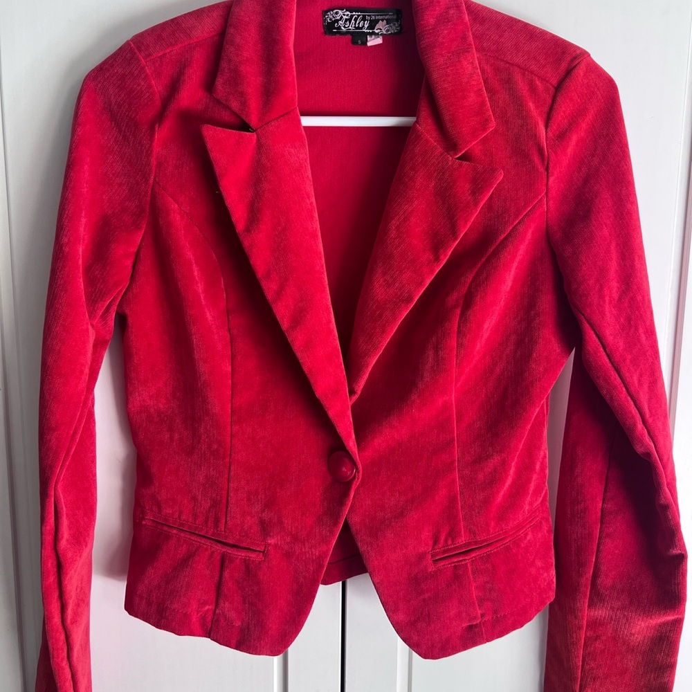 Red Velvet Women's Blazer